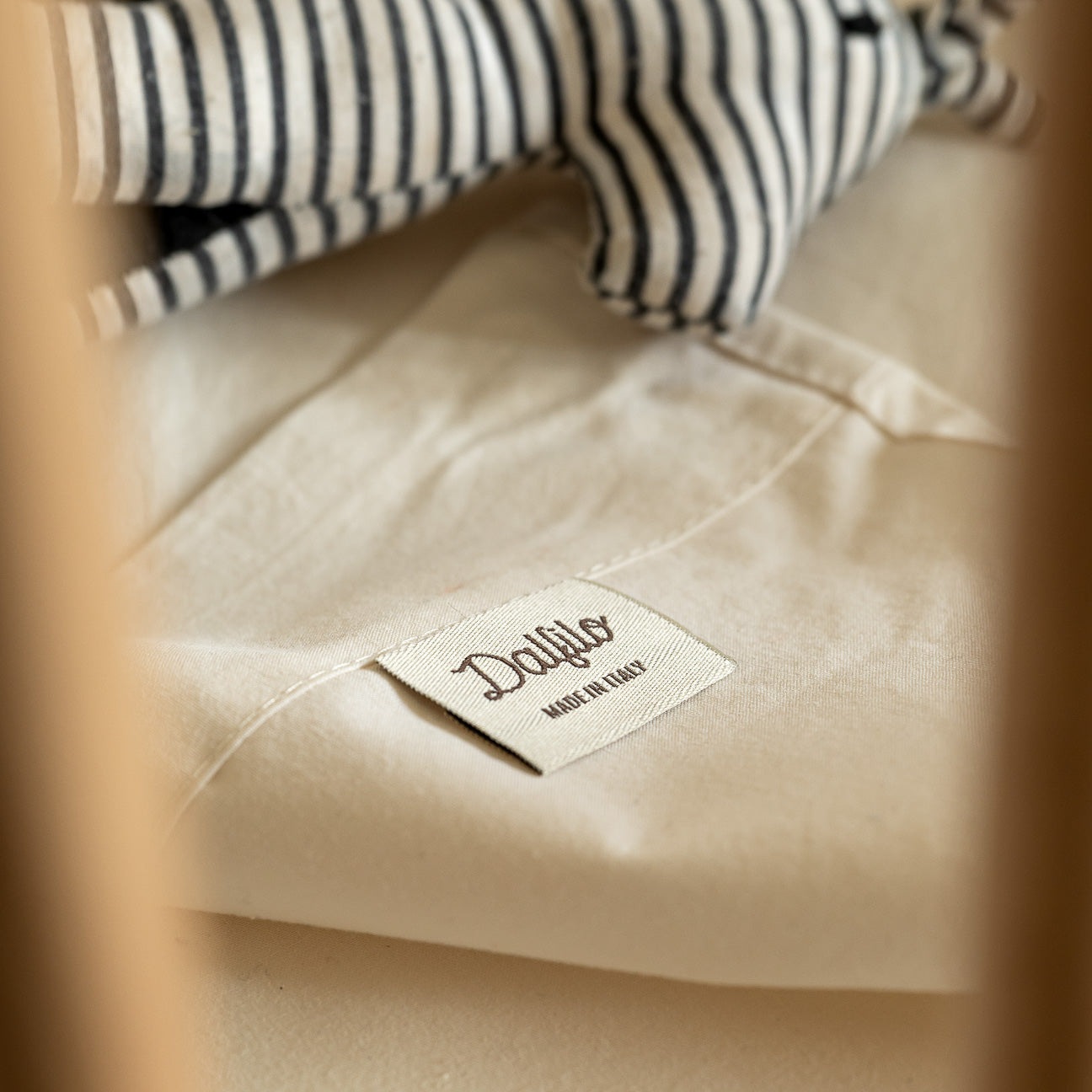 Completo lenzuola culla-Kids-Dalfilo-80x110 cm-Crema-Percalle-Dalfilo IT