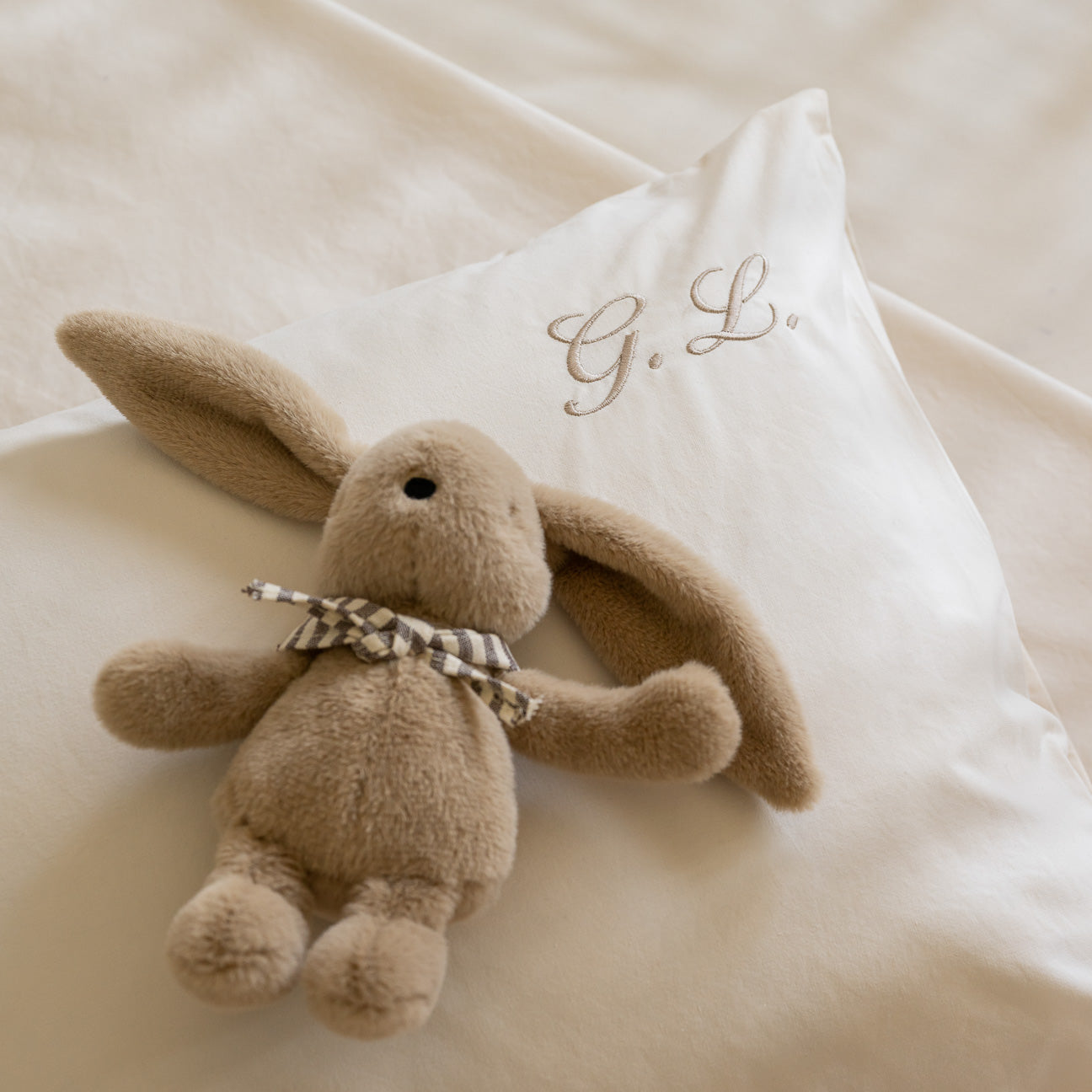 Completo lenzuola lettino-Kids-Dalfilo-60x130 cm-Crema-Percalle-Dalfilo IT