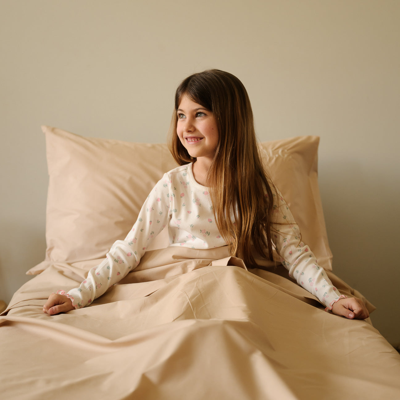 Completo lenzuola bimbi-bedding-sets-Dalfilo-1 PIAZZA (80x190 cm)-Marrone Caffelatte-Percalle-Dalfilo IT