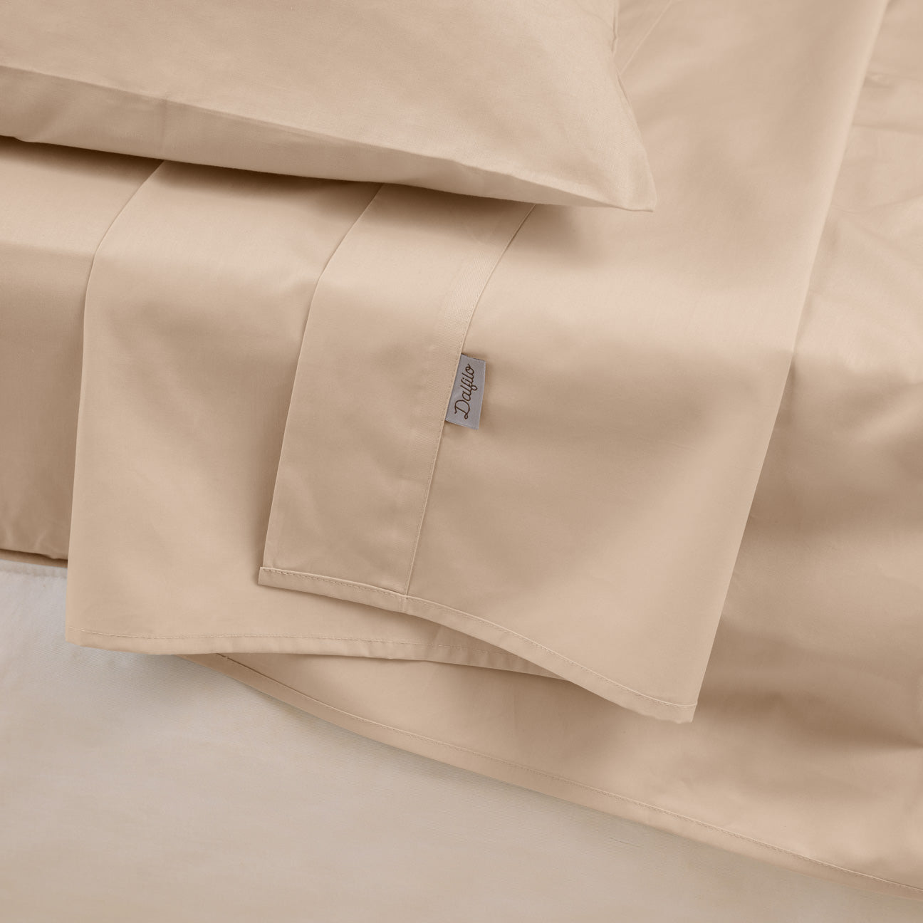 Completo lenzuola bimbi-bedding-sets-Dalfilo-1 PIAZZA (80x190 cm)-Marrone Caffelatte-Percalle-Dalfilo IT