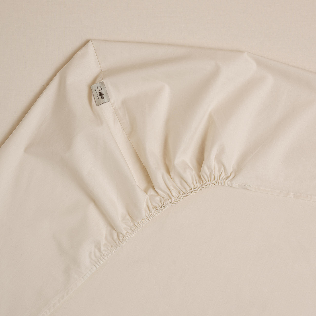 Completo lenzuola lettino-Kids-Dalfilo-60x130 cm-Crema-Percalle-Dalfilo IT