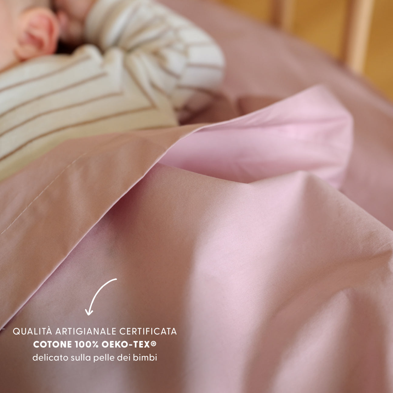 Completo lenzuola lettino-Kids-Dalfilo-60x130 cm-Malva-Percalle-Dalfilo IT