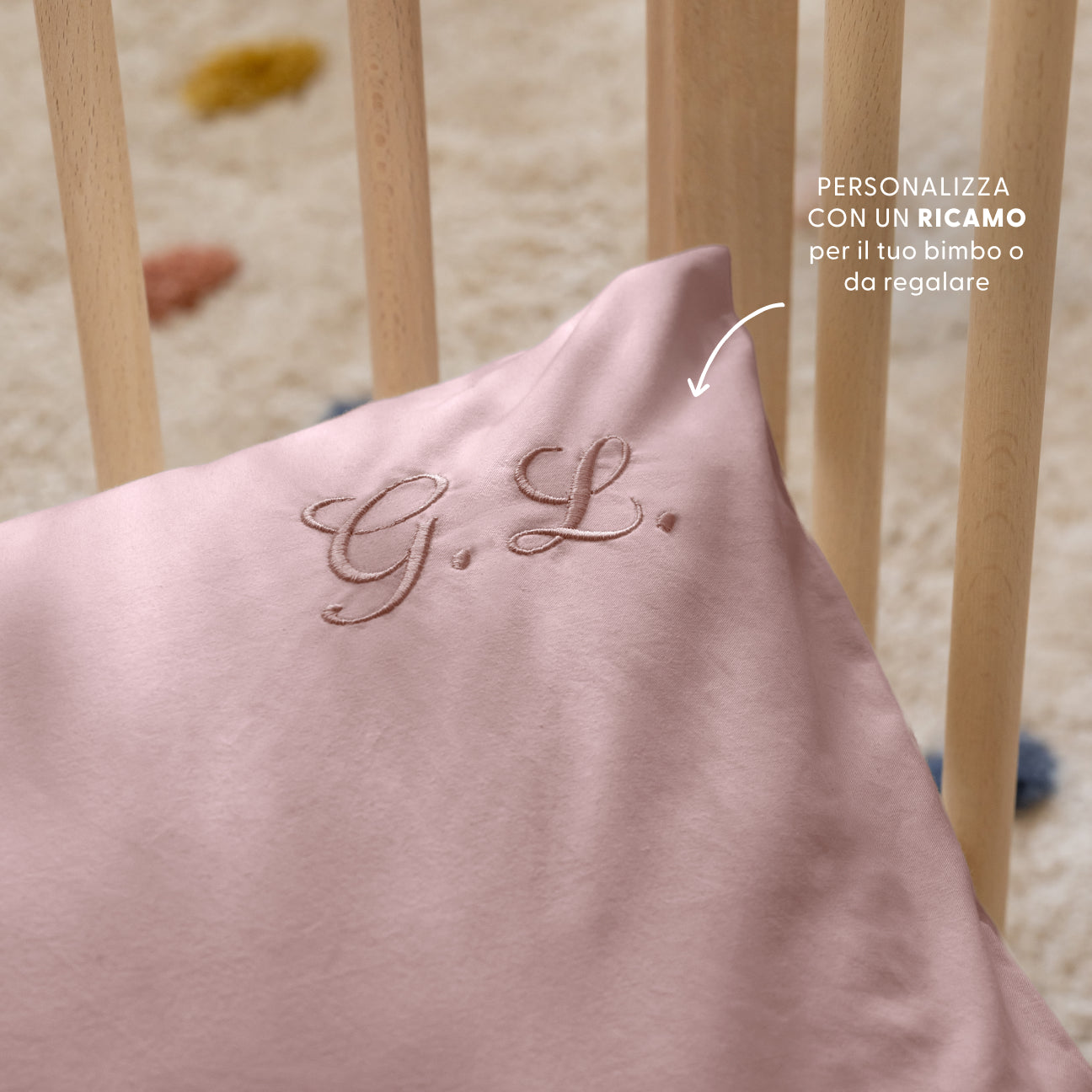 Completo lenzuola lettino-Kids-Dalfilo-60x130 cm-Malva-Percalle-Dalfilo IT