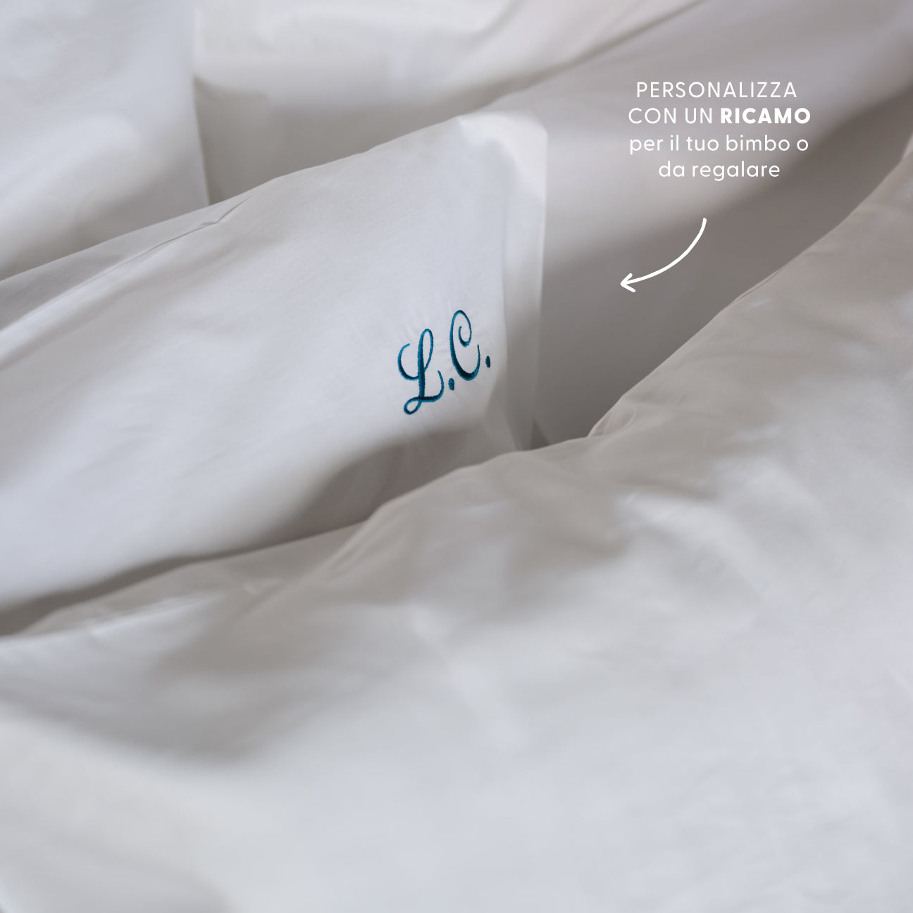 Completo copripiumino bimbi-bedding-sets-Dalfilo-1 PIAZZA (80x190 cm)-Bianco Cotone-Percalle-Dalfilo IT